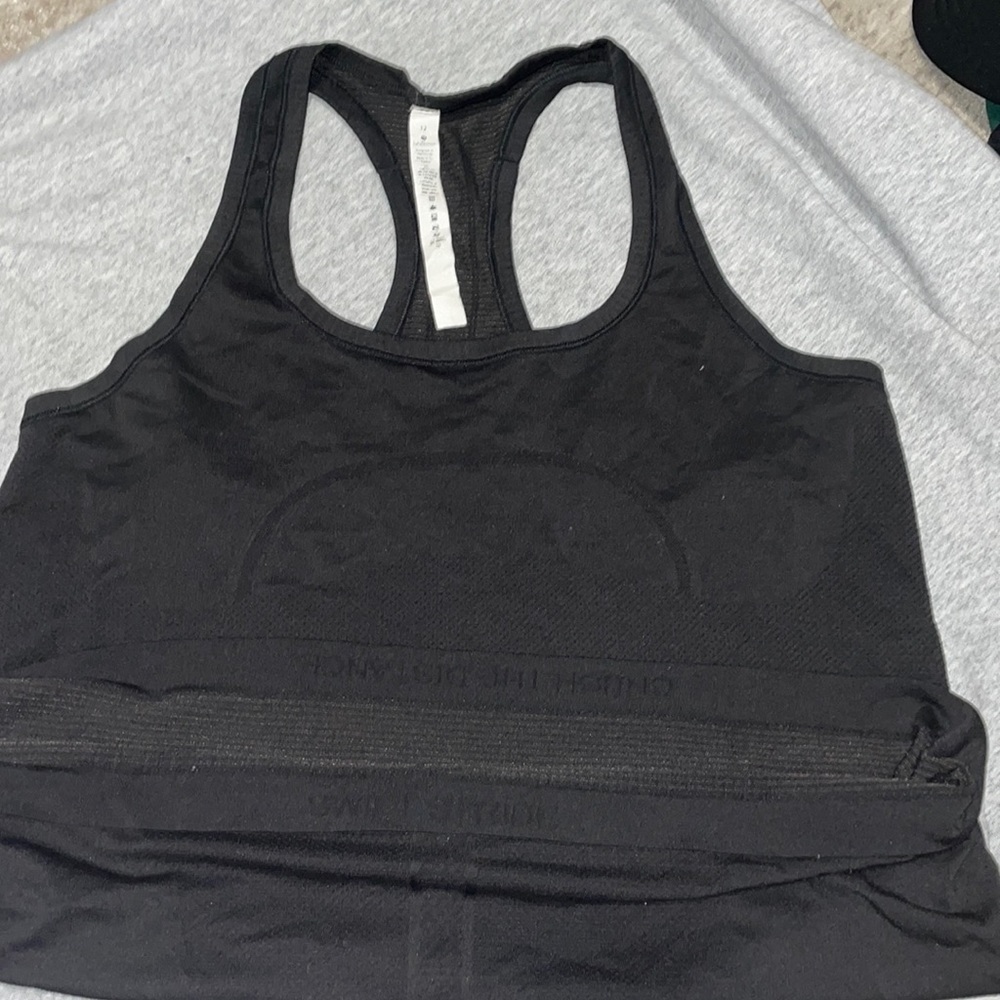 Black Swiftly Tech Lululemon Tank